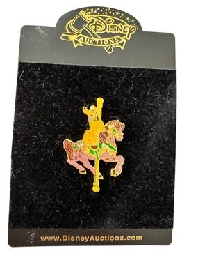 Disney Pin Pluto Carousel Merry Go Round Horse LE 1000 NWOT